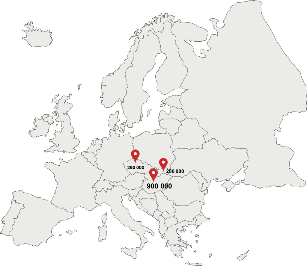 Data Innovation has a live email database of hundreds of thousands in the region